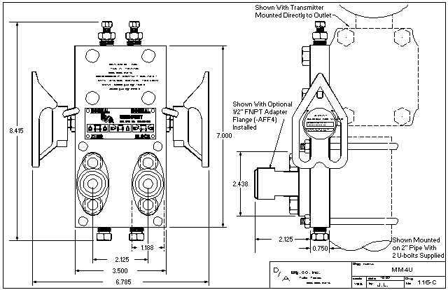 MM4U Outline Drawing